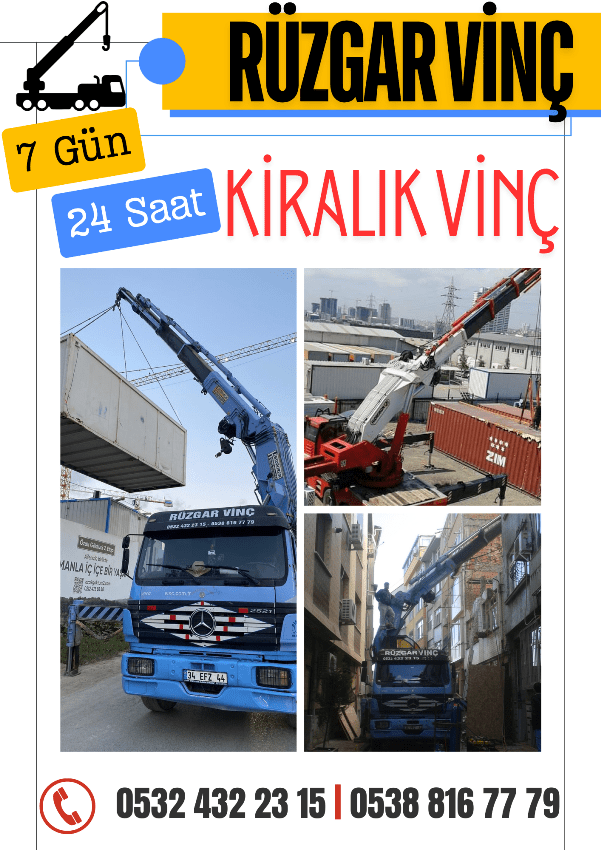 avrupa yakası kiralık vinç firması