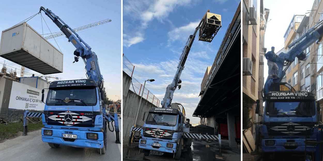 rüzgar vinç kiralama bağcılar istanbul